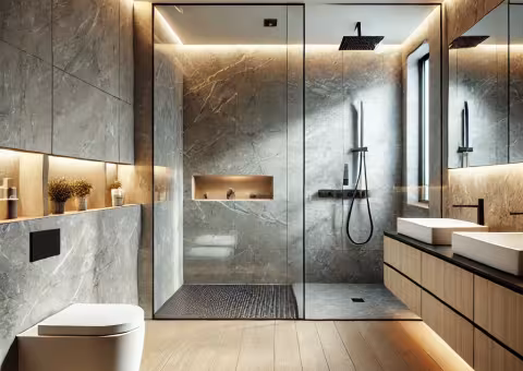 Rénovation salle de bain contemporaine – Paris 08ᵉ